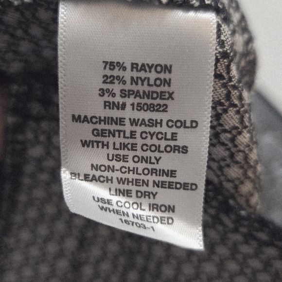 Liz Claiborne Laura Black and White Pants EUC Size 12 - Picture 8 of 13